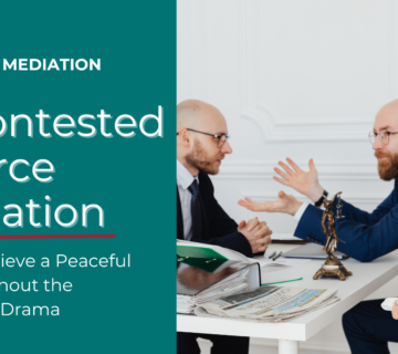 Uncontested divorce mediation Divorce Mediation